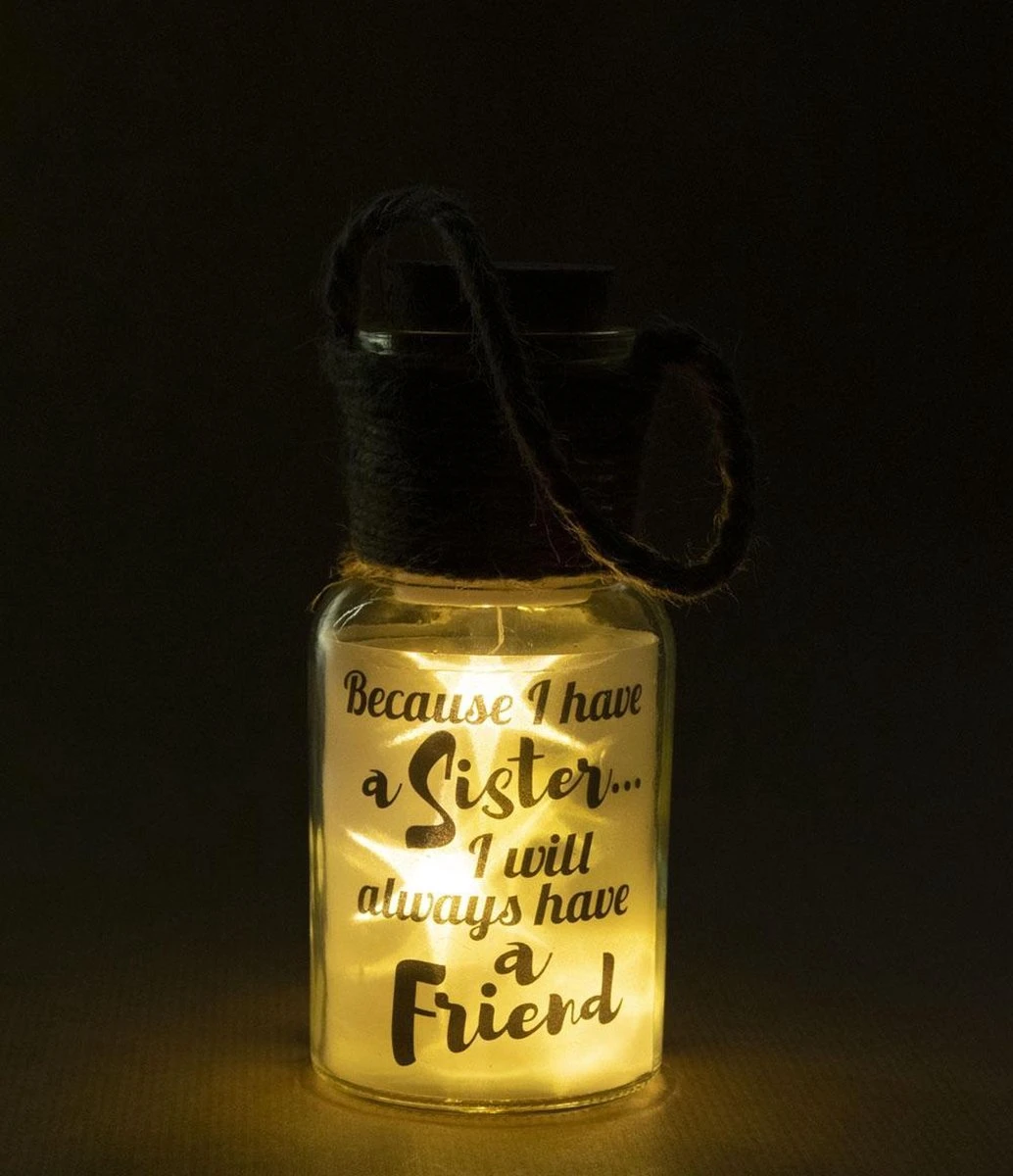 NOËL - Star Lights - Parce Que J'ai Une Soeur ... J'aurai Toujours Une Amie - Dans Une Boîte Cadeau Avec Ruban De Couleur 4 NOËL - Star Lights - Parce Que J'ai Une Soeur ... J'aurai Toujours Une Amie - Dans Une Boîte Cadeau Avec Ruban De Couleur – Image 2