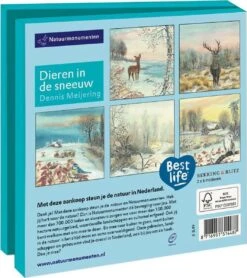Bekking & Blitz - Dossier De Cartes De Vœux De Noël - Avec Enveloppes - Hiver - Neige - Animaux Dans La Neige - Dennis Meijering - Natuurmonumenten -Decoris Boutique 1065x1200 3