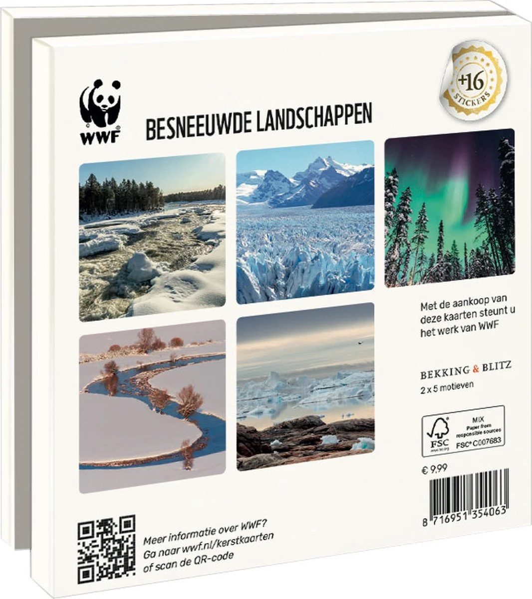 Bekking & Blitz - Dossier De Cartes De Noël - Set De Cartes De Noël - Cartes D'art - 10 Pièces - Y Compris Les Enveloppes - Design Uniek - Paysages Enneigés - Fonds Mondial Pour La Nature 4 Bekking & Blitz - Dossier De Cartes De Noël - Set De Cartes De Noël - Cartes D'art - 10 Pièces - Y Compris Les Enveloppes - Design Uniek - Paysages Enneigés - Fonds Mondial Pour La Nature – Image 2