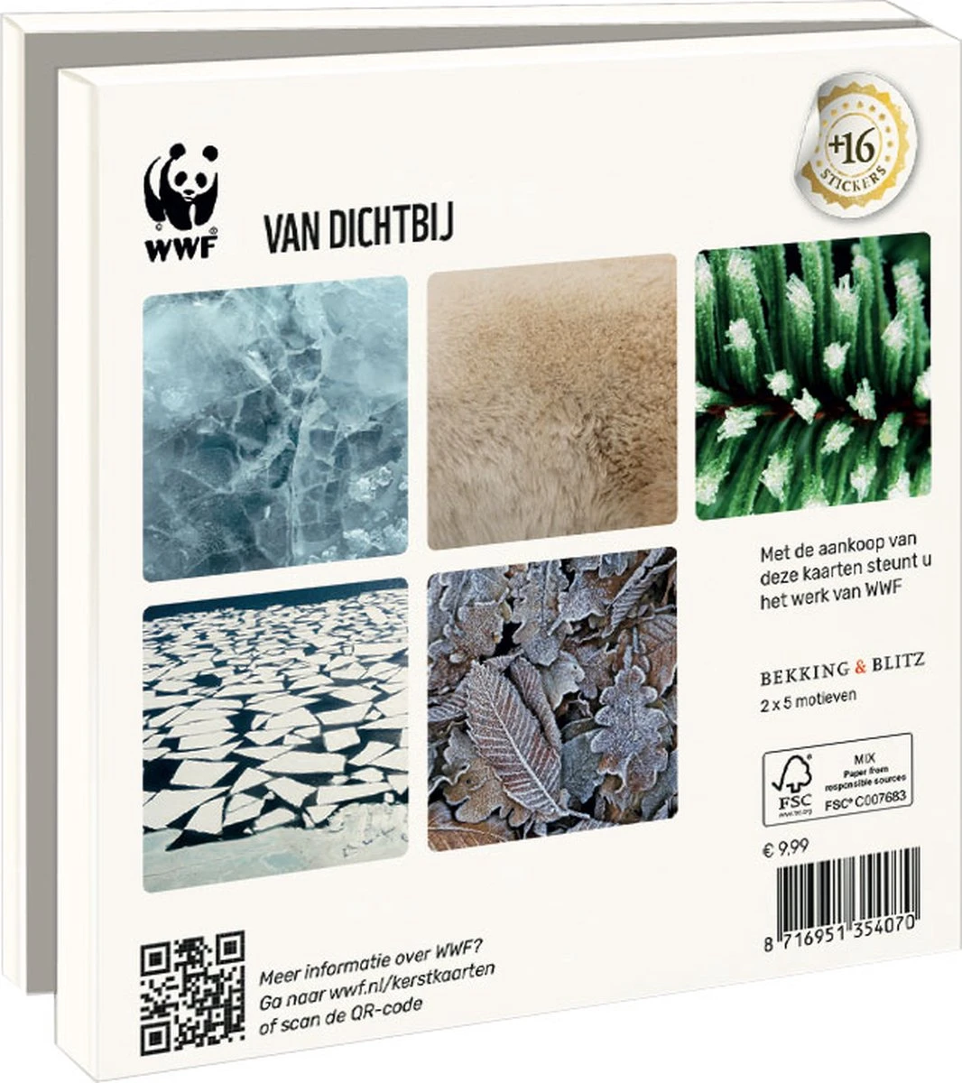 Bekking & Blitz - Dossier De Cartes De Noël - Set De Cartes De Noël - Cartes D'art - 10 Pièces - Y Compris Les Enveloppes - Design Uniek - Photos De La Nature - De Près - World Wildlife Fund 4 Bekking & Blitz - Dossier De Cartes De Noël - Set De Cartes De Noël - Cartes D'art - 10 Pièces - Y Compris Les Enveloppes - Design Uniek - Photos De La Nature - De Près - World Wildlife Fund – Image 2
