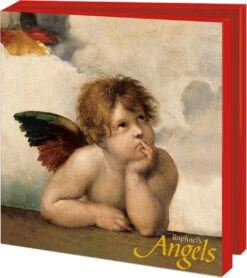 Bekking & Blitz - Dossier De Cartes De Noël - Set De Cartes De Noël - Cartes D'art - Cartes De Musée - 10 Pièces - Y Compris Les Enveloppes - Design Uniek - Anges - Les Anges De Raphaël