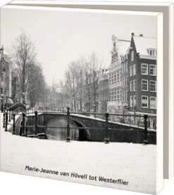 Bekking & Blitz - Chemise De Cartes De Noël - Set De Cartes De Noël - Cartes D'art - 10 Pièces - Y Compris Les Enveloppes - Design Uniek - Amsterdam En Hiver - Marie-Jeanne Van Hövell Tot Westerflier