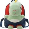 Sac à Dos - Sac à Dos - Cartable Avec Doudou Dinosaurus Bleu Foncé - Rouge - Dino - Garçons - Filles - Cadeau - Sinterklaas - Noël - 1 An - 2 Ans