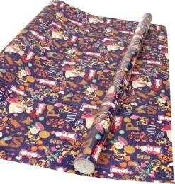 1x Rouleaux De Papier D'emballage Du Père Noël Imprimé En Couleur 2,5 X 0, 7m Op Rol De 70 Grammes - Papier Cadeau De Qualité Papier De Luxe / Papier D'emballage - Saint-Pierre