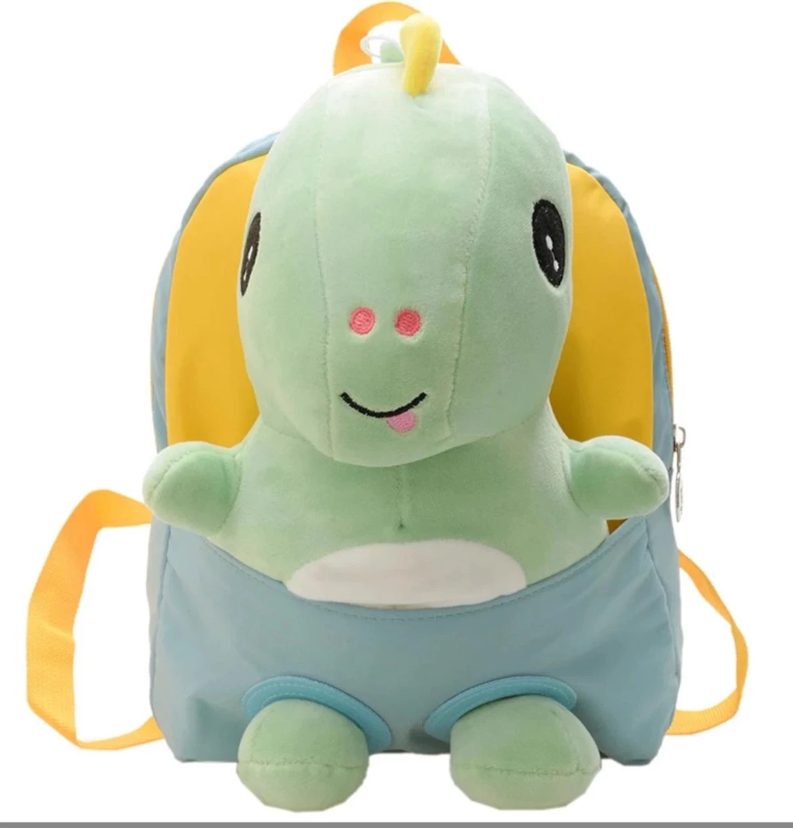 Sac à Dos - Sac à Dos - Cartable Avec Doudou Dinosaurus Bleu Clair - Jaune - Dino - Garçons - Filles - Cadeau - Sinterklaas - Noël - 1 An - 2 Ans 3 Sac à Dos - Sac à Dos - Cartable Avec Doudou Dinosaurus Bleu Clair - Jaune - Dino - Garçons - Filles - Cadeau - Sinterklaas - Noël - 1 An - 2 Ans