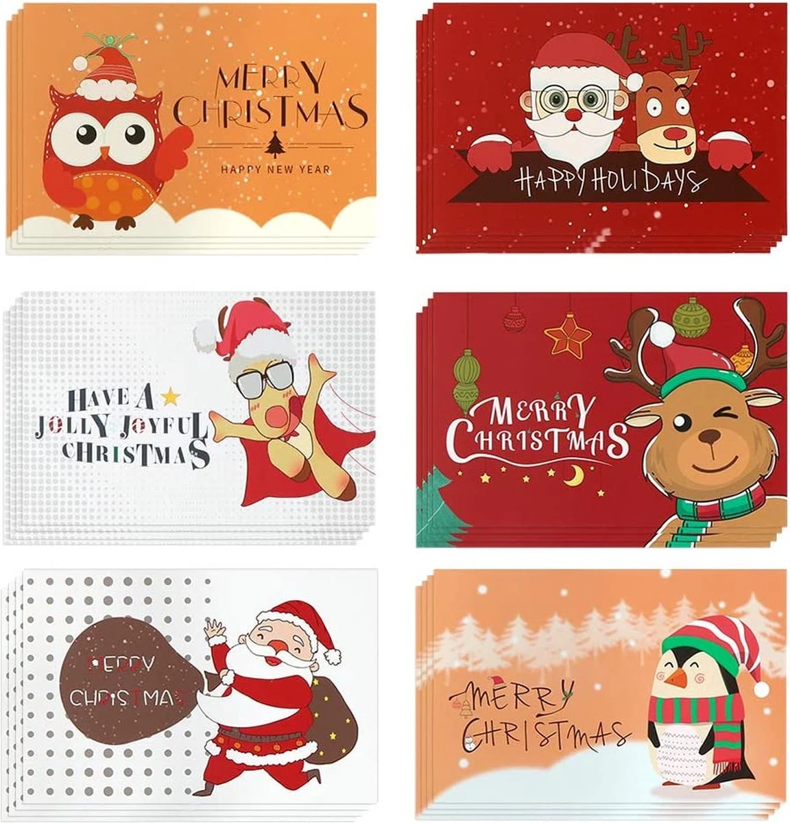 Cartes De Noël Avec Enveloppes Et Autocollants (lot De 24), Cartes De Noël, Cartes Pliantes, Cartes De Vœux Vierges, Cartes De Vœux De Noël Pour La Famille, Les Amis, Les Clients, Les Enfants, Joyeux Noël 3 Cartes De Noël Avec Enveloppes Et Autocollants (lot De 24), Cartes De Noël, Cartes Pliantes, Cartes De Vœux Vierges, Cartes De Vœux De Noël Pour La Famille, Les Amis, Les Clients, Les Enfants, Joyeux Noël