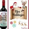 Étiquette De Vin Noël - Étiquette De Vin Vacances - Cadeau De Noël Pour Adultes - Cadeau De Vin - Cadeau De Vin - Joyeuses Fêtes 1 Étiquette De Vin Noël - Étiquette De Vin Vacances - Cadeau De Noël Pour Adultes - Cadeau De Vin - Cadeau De Vin - Joyeuses Fêtes -Decoris Boutique 1161x1200 1