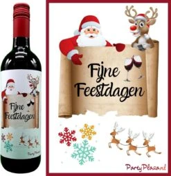 Étiquette De Vin Noël - Étiquette De Vin Vacances - Cadeau De Noël Pour Adultes - Cadeau De Vin - Cadeau De Vin - Joyeuses Fêtes