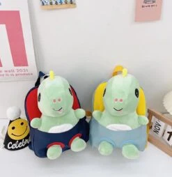 Sac à Dos - Sac à Dos - Cartable Avec Doudou Dinosaurus Bleu Foncé - Rouge - Dino - Garçons - Filles - Cadeau - Sinterklaas - Noël - 1 An - 2 Ans -Decoris Boutique 1166x1200 4