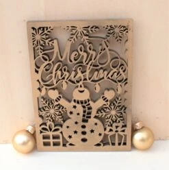 Cartes De Noël De Luxe En Bois Wit 5 Pièces Et 5 Enveloppes Laser De Noël Voeux De Noël Cartes De Vœux Originales En Bois 10x14 Cm à La Handgemaakt -Decoris Boutique 1197x1200