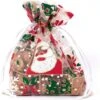 Sacs En Organza Décorations De Noël De Noël Décoration De Noël Emballage De Cadeau De Noël | Père Noël Bonhomme De Neige Arbre De Noël | 8 X 10 Cm | 10 Pièces | Sacs Cadeaux Sacs Cadeaux Sacs Bonbons Sacs -Decoris Boutique 1198x1200 6