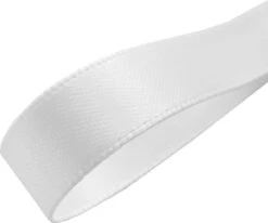 Ruban Satin 38mm (3,8cm) | Ruban Satin | Wit (029) | Qualité Double Face De Luxe | Ruban Cadeau | Ruban De Noël | Rouleau De 22,85 Mètres