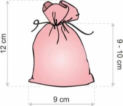 Sacs En Organza Décorations De Noël De Noël Décoration De Noël Emballage De Cadeau De Noël | Wit Avec Des étoiles Rouges | 9 X 12 Cm | 10 Pièces | Sacs Cadeaux Sacs Cadeaux Sacs Bonbons Sacs -Decoris Boutique 1200x1029 5