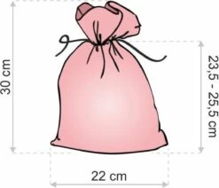 Sacs En Organza Décorations De Noël De Noël Décoration De Noël Emballage De Cadeau De Noël | Wit Avec Des étoiles Rouges | 22 X 30 Cm | 10 Pièces | Sacs Cadeaux Sacs Cadeaux Sacs Bonbons Sacs -Decoris Boutique 1200x1032 4