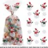 25x Sacs De Noël Bonhomme De Neige Neige 12,5 X 27,5 Cm - Noël - Snowman De Neige - Neige - Cristal De Glace - Cellophane Sacs Cadeaux En Plastique - Sacs à Bonbons - Sacs à Biscuits - Biscuit - Sacs à Biscuits -Decoris Boutique 1200x1077