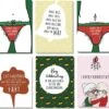 Aime Jansje | Mauvaises Cartes De Noël | 12 Cartes Simples (6x2) Avec Enveloppe + Autocollant De Cachetage | Cartes De Noël Coquines | Cartes De Noël Avec Un Clin D'oeil | Cartes De Noël Drôles | Humour De Cartes De Noël | Carte De Noël -Decoris Boutique 1200x1080
