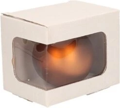 5x Boîte D'emballage Pour Boules De Noël Avec Fenêtre 12 X 9 X 10 Cm - Emballage Spécial / Luxe Pour Boules De Noël