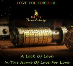 Da Vinci Code Mini Cryptex Puzzle En Puzzle Pour Noël, Saint Valentin Et Anniversaire, Amis Et Connaissances -Decoris Boutique 1200x1095