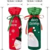 Sacs De Bouteille De Noël Housse De Bouteille De Vin Sac De Vin De Noël 2 Père Noël Vert Et 2 Rouges 2 Sacs De Bouteille De Noël Housse De Bouteille De Vin Sac De Vin De Noël 2 Père Noël Vert Et 2 Rouges -Decoris Boutique 1200x1103