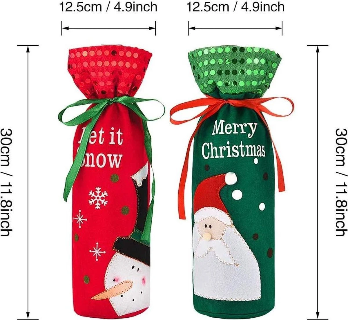 Sacs De Bouteille De Noël Housse De Bouteille De Vin Sac De Vin De Noël 2 Père Noël Vert Et 2 Rouges 3 Sacs De Bouteille De Noël Housse De Bouteille De Vin Sac De Vin De Noël 2 Père Noël Vert Et 2 Rouges