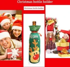 Sacs De Bouteille De Noël Housse De Bouteille De Vin Sac De Vin De Noël 2 Père Noël Vert Et 2 Rouges 13 Sacs De Bouteille De Noël Housse De Bouteille De Vin Sac De Vin De Noël 2 Père Noël Vert Et 2 Rouges -Decoris Boutique 1200x1148 4