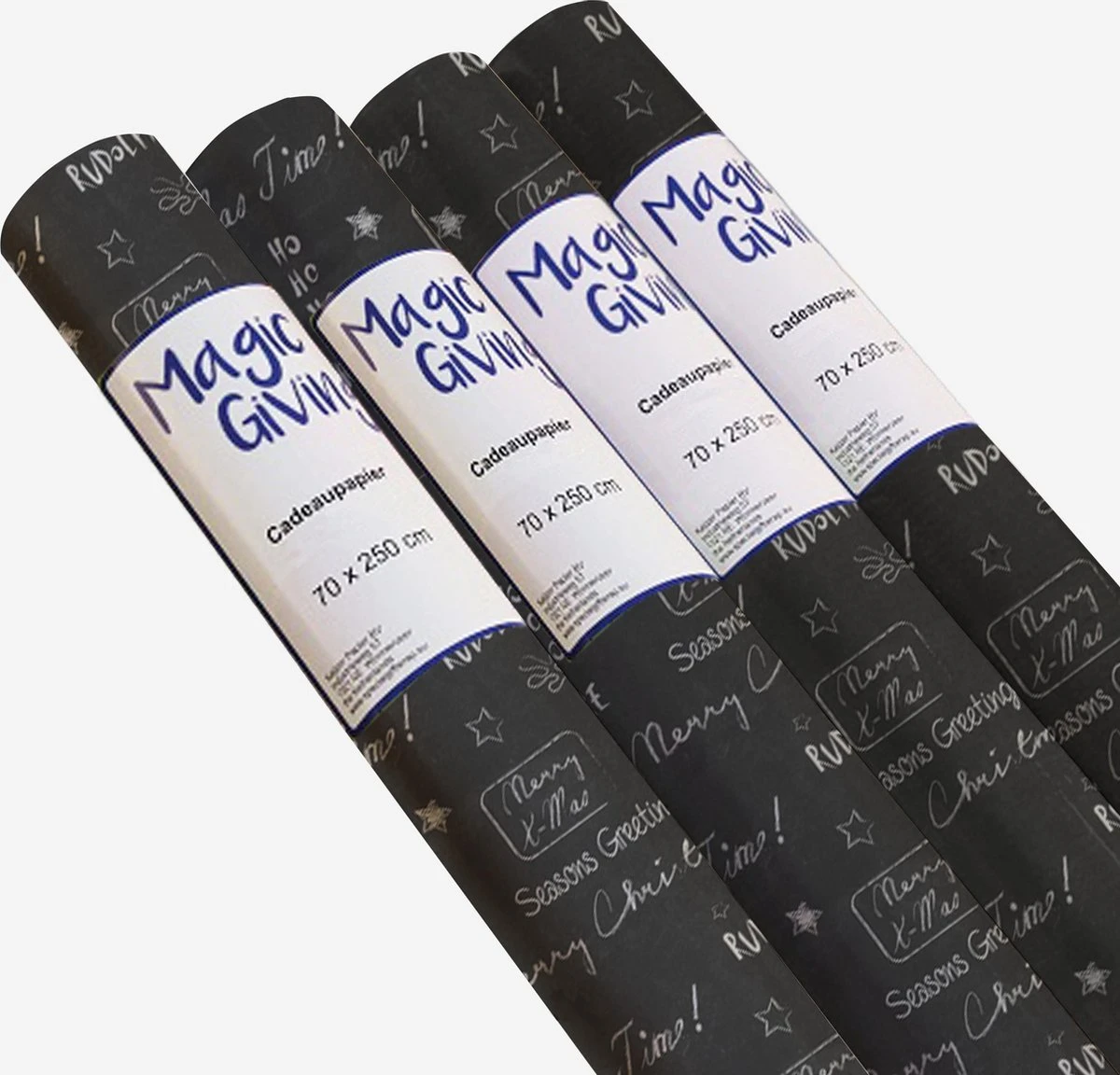 4x Rouleaux De Papier D'emballage De Noël / Emballage Cadeau Noir / Texte Tableau 2,5 X 0, 7 Cm - Papier De Luxe Papier De Qualité Noël - Noël 3 4x Rouleaux De Papier D'emballage De Noël / Emballage Cadeau Noir / Texte Tableau 2,5 X 0, 7 Cm - Papier De Luxe Papier De Qualité Noël - Noël