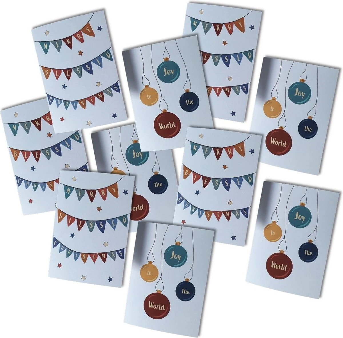 Cartes De Noël Chrétiennes Durables - Noël - 10 Cartes Avec Enveloppes écologiques - 5 X 2 Modèles - Joyeux Noël Blessed - Joy To The World - Faith Lifeline 3 Cartes De Noël Chrétiennes Durables - Noël - 10 Cartes Avec Enveloppes écologiques - 5 X 2 Modèles - Joyeux Noël Blessed - Joy To The World - Faith Lifeline