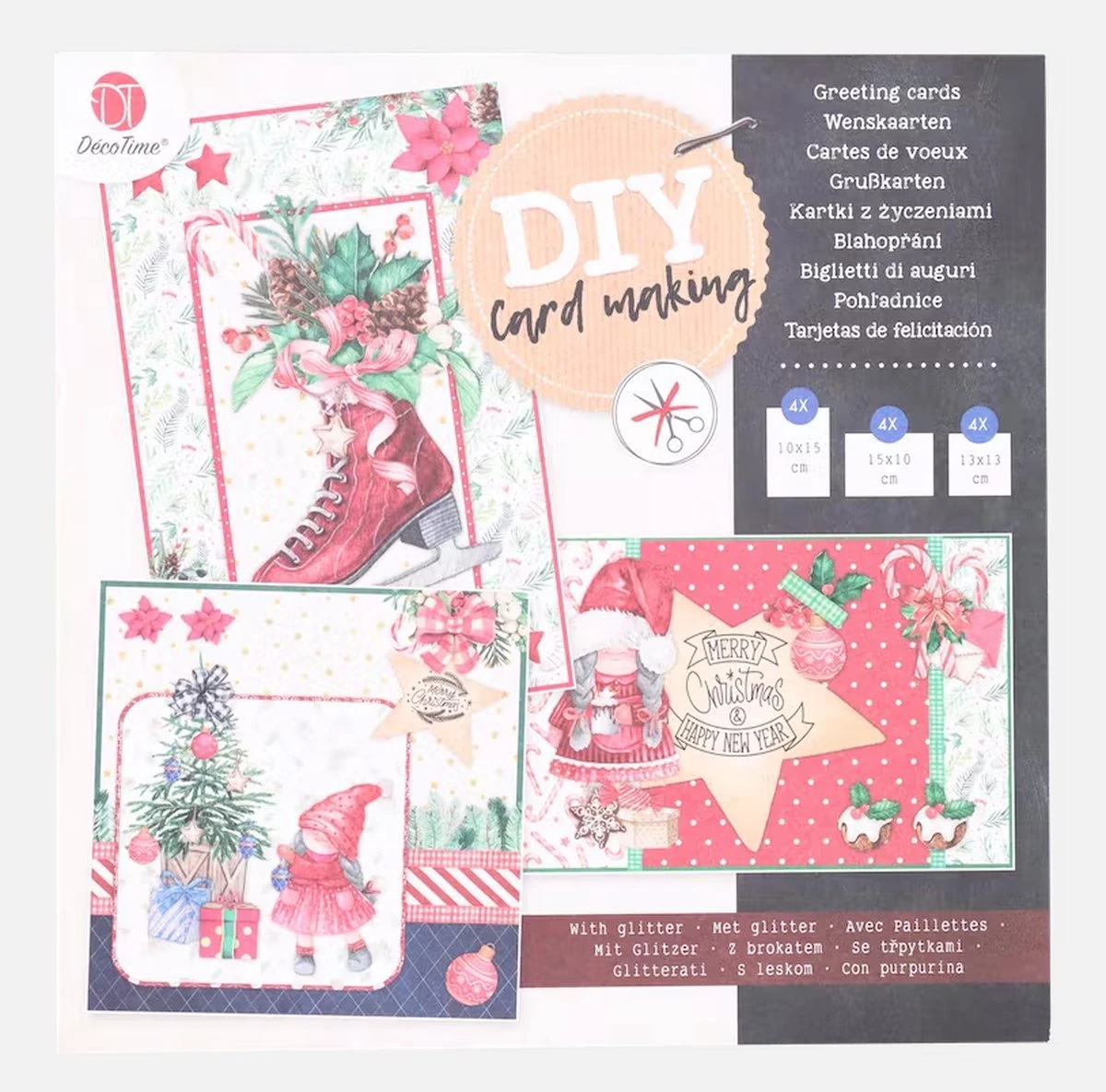 Cartes De Noël DIY | 24 Cartes | Différents Formats | Créez Vos Propres Cartes De Noël | Hobby | Noël | Jours Fériés | DIY | Bricoler | Cartes De Vœux | Noël | Différentes Variantes | Enveloppes NON Incluses 9 Cartes De Noël DIY | 24 Cartes | Différents Formats | Créez Vos Propres Cartes De Noël | Hobby | Noël | Jours Fériés | DIY | Bricoler | Cartes De Vœux | Noël | Différentes Variantes | Enveloppes NON Incluses – Image 7