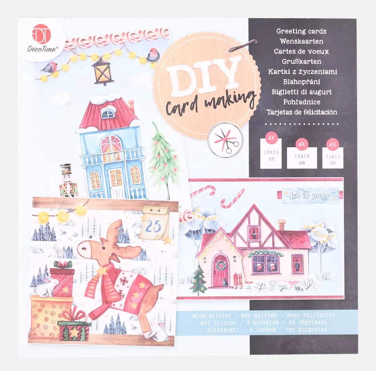 Cartes De Noël DIY | 24 Cartes | Différents Formats | Créez Vos Propres Cartes De Noël | Hobby | Noël | Jours Fériés | DIY | Bricoler | Cartes De Vœux | Noël | Différentes Variantes | Enveloppes NON Incluses 10 Cartes De Noël DIY | 24 Cartes | Différents Formats | Créez Vos Propres Cartes De Noël | Hobby | Noël | Jours Fériés | DIY | Bricoler | Cartes De Vœux | Noël | Différentes Variantes | Enveloppes NON Incluses – Image 8