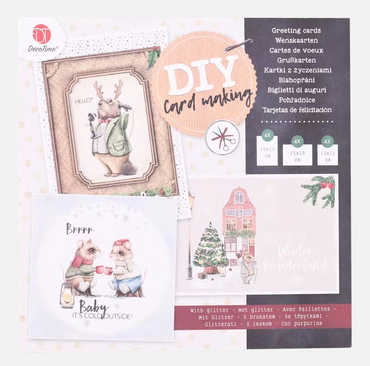 Cartes De Noël DIY | 24 Cartes | Différents Formats | Créez Vos Propres Cartes De Noël | Hobby | Noël | Jours Fériés | DIY | Bricoler | Cartes De Vœux | Noël | Différentes Variantes | Enveloppes NON Incluses 4 Cartes De Noël DIY | 24 Cartes | Différents Formats | Créez Vos Propres Cartes De Noël | Hobby | Noël | Jours Fériés | DIY | Bricoler | Cartes De Vœux | Noël | Différentes Variantes | Enveloppes NON Incluses – Image 2