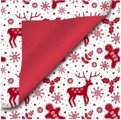 1x Rouleau De Papier D'emballage De Noël Imprimé Blanc / Rouge 2,5 X 0, 7m Op Rol De 70 Grammes - Papier Cadeau De Qualité Papier De Luxe / Papier D'emballage - Noël 7 1x Rouleau De Papier D'emballage De Noël Imprimé Blanc / Rouge 2,5 X 0, 7m Op Rol De 70 Grammes - Papier Cadeau De Qualité Papier De Luxe / Papier D'emballage - Noël -Decoris Boutique 1200x1191 4