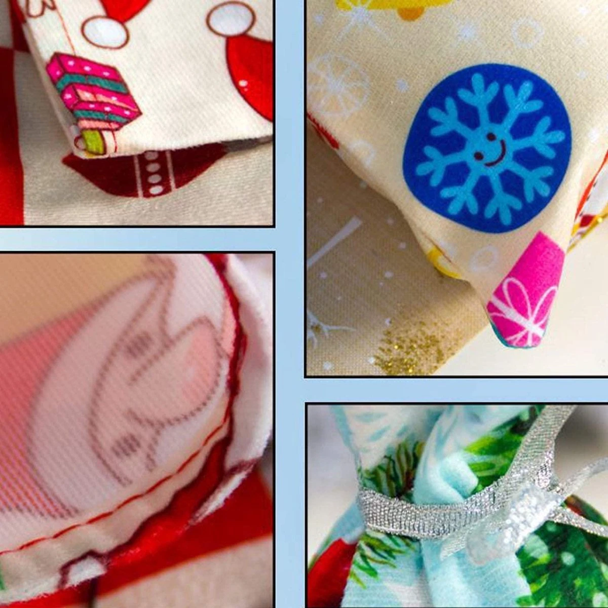 6 De Champagne Manchon De Vin Noël Ou Sac De Bouteille De Vin Pour Les Fêtes D'anniversaire, Les Dîners, 4 6 De Champagne Manchon De Vin Noël Ou Sac De Bouteille De Vin Pour Les Fêtes D'anniversaire, Les Dîners, – Image 2