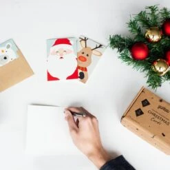 Partizzle 36x Jolies Cartes De Noël Avec Enveloppes Set - Envoyez De Belles Cartes De Cartes De Vœux - Cartes Postales Noël 2022 - 15x10 Cm -Decoris Boutique 1200x1200 12