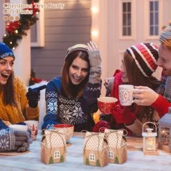 Coffret Cadeau LIXIN - 20 Pièces - 7x5x10.5cm - Coffret Cadeau - Coffret Cadeau Festif - Coffret Noël - Emballage Noël - Emballage Cadeau - Coffret Cadeau Pliable - Anniversaire - Coffrets Cadeaux -Decoris Boutique 1200x1200 125