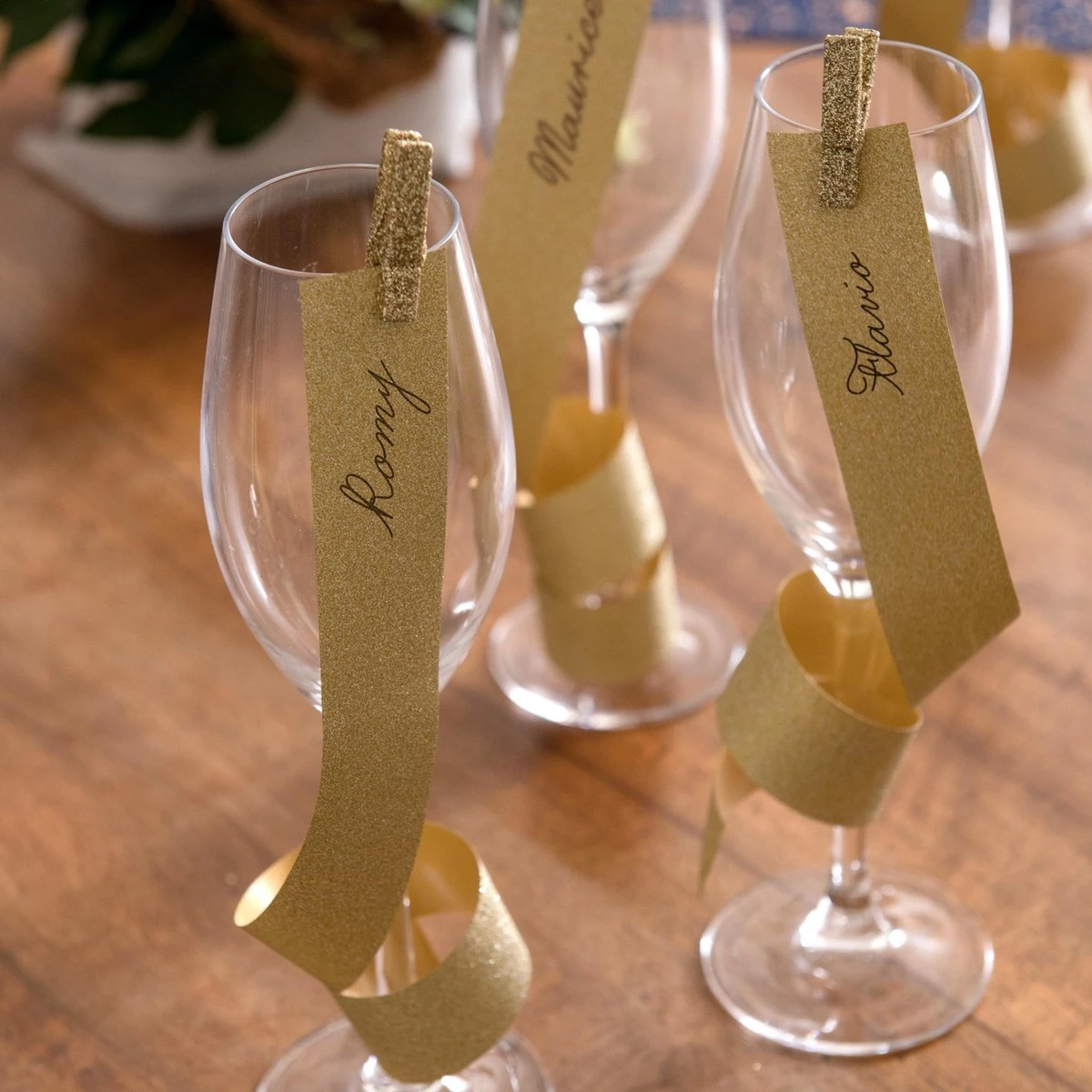 1x Hobby/ Décoration Rubans Décoratifs Dorés Avec Paillettes 3 Cm / 30 Mm X 5 Mètres - Noël - Rubans Cadeaux Rubans / Rubans En Satin 4 1x Hobby/ Décoration Rubans Décoratifs Dorés Avec Paillettes 3 Cm / 30 Mm X 5 Mètres - Noël - Rubans Cadeaux Rubans / Rubans En Satin – Image 2