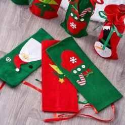 THE TWIDDLERS 10 Tassen De Bouteille De Vin De Noël Avec étiquettes, Sacs Cadeaux - Tissu Non Tissé De Premium Supérieure - Décoration De Table De Noël - Réutilisable 12 THE TWIDDLERS 10 Tassen De Bouteille De Vin De Noël Avec étiquettes, Sacs Cadeaux - Tissu Non Tissé De Premium Supérieure - Décoration De Table De Noël - Réutilisable -Decoris Boutique 1200x1200 211