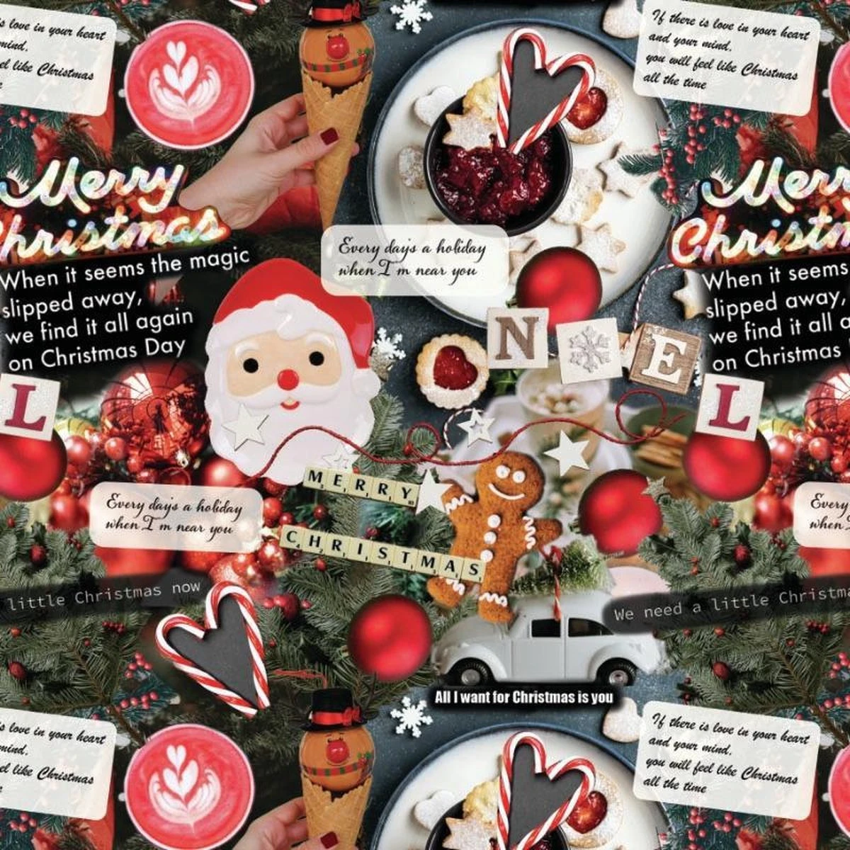 5x Rouleaux De Papier Cadeau/papier Cadeau De Noël Colorés Avec Paroles De Chansons 2,5 0 0,7 Cm - Papier De Noël De Qualité Papier De Luxe - Noël 4 5x Rouleaux De Papier Cadeau/papier Cadeau De Noël Colorés Avec Paroles De Chansons 2,5 0 0,7 Cm - Papier De Noël De Qualité Papier De Luxe - Noël – Image 2