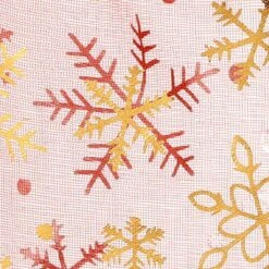 Sacs De Noël Organza - 9 X 12 Cm - 10 Pcs - Rouge Avec Des Flocons De Neige Dorés - Emballage De Noël Décoration De Noël Décorations De Noël De Noël -Decoris Boutique 1200x1200 262