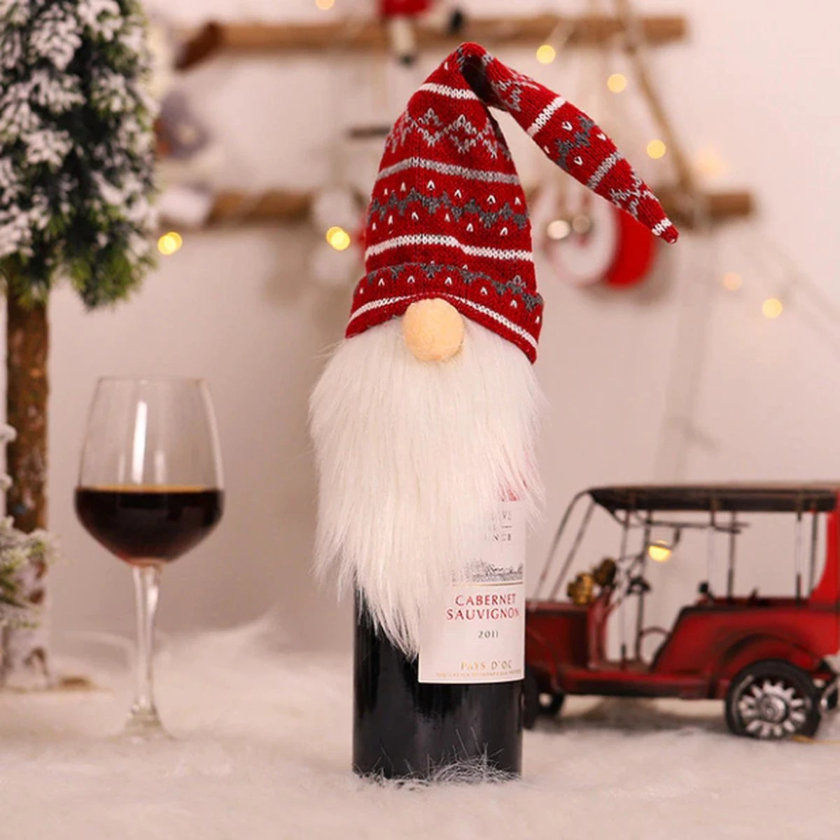 1 Pièce - Couvercle De Bouteille De Vin - Décoration De Bouteille - Père Noël - Décoration De Table De Noël - Bonnet De Noel - Décoration - Bouteille De Vin De Fête De Noël - Décoration De Noël Mignonne 3 1 Pièce - Couvercle De Bouteille De Vin - Décoration De Bouteille - Père Noël - Décoration De Table De Noël - Bonnet De Noel - Décoration - Bouteille De Vin De Fête De Noël - Décoration De Noël Mignonne