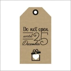 Étiquette - Cadeau De Noël - Étiquette De Noël - Emballage - Décoration