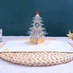 Popcards Cartes De Noël Popup - Carte De Noël Sapin De Noël Doré Avec Décorations Brillantes Carte Pop-up Carte De Voeux 3D -Decoris Boutique 1200x1200 50