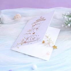 Popcards Cartes De Noël Popup - Carte De Noël Sapin De Noël Doré Avec Décorations Brillantes Carte Pop-up Carte De Voeux 3D -Decoris Boutique 1200x1200 52