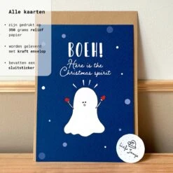 Aime Jansje | Cartes De Noël Originales | 12 (6x2) Cartes Simples Avec Enveloppe + Autocollant De Cachetage | Chers Voeux De Noël | Cartes De Noël Drôles | Humour De Cartes De Noël | Jeu De Cartes De Noël | Carte De Noël -Decoris Boutique 1200x1200 55