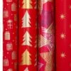 Emballage De Noël De Luxe Classic X-mas - 4 Rouleaux De Luxe 150 X 70 Cm - 4 Rubans Emballage Papier Cadeau - 2 Etiquettes Cadeaux 2 X 8 Pièces -Decoris Boutique 1200x471