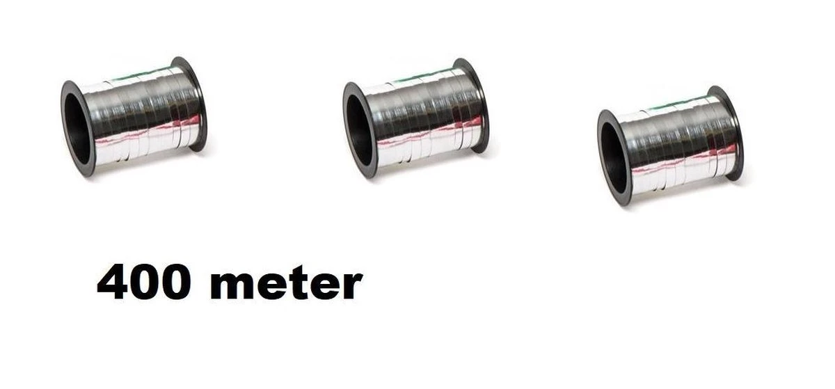 3x Ruban Curl Argent 5mmx400m - Ruban Curl Fête De Noël Argent Métallique 3 3x Ruban Curl Argent 5mmx400m - Ruban Curl Fête De Noël Argent Métallique