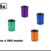 8x Ruban à Friser Combi Couleur Assortie 5mm X 500mètre - Ruban Frisé Noël Sinterklaas Décoration Cadeau Fête Party -Decoris Boutique 1200x628