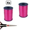 4x Ruban Curl Rose Dur Rose 5mmx500meter| Marque Cotton Bleu |ciseaux à Ruban De Curling| Ruban Curl Noël Sinterklaas Décoration Cadeau -Decoris Boutique 1200x637 9