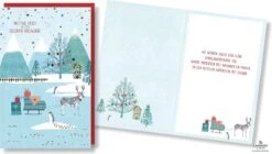Cartes Lannoo • Cartes De Noël Doubles De Luxe • 6 Pièces • Estampage à La Feuille Goudor • Gaufrage/gaufrage • Noël Et Nouvel An • (6 X €2.95)