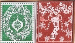 10 Cartes De Noël Glitter De Luxe Avec Enveloppes|2 Modèles| Carte De Noël - Carte De Noël Avec Enveloppe - Carte De Voeux - Fête - Set De 10 Pièces - Enveloppe