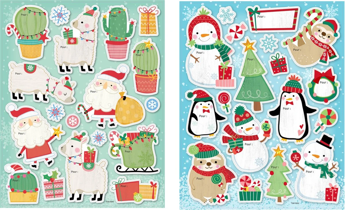 Etiquette Cadeau Noël + Autocollants - Papier Cadeau Noël - Set De 2 - 22 Étiquettes + 14 Autocollants - Décoration Pour Emballages Cadeaux 3 Etiquette Cadeau Noël + Autocollants - Papier Cadeau Noël - Set De 2 - 22 Étiquettes + 14 Autocollants - Décoration Pour Emballages Cadeaux